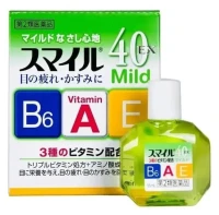 Lion Smile 40 EX Mild, Японские Витаминизированные капли для глаз