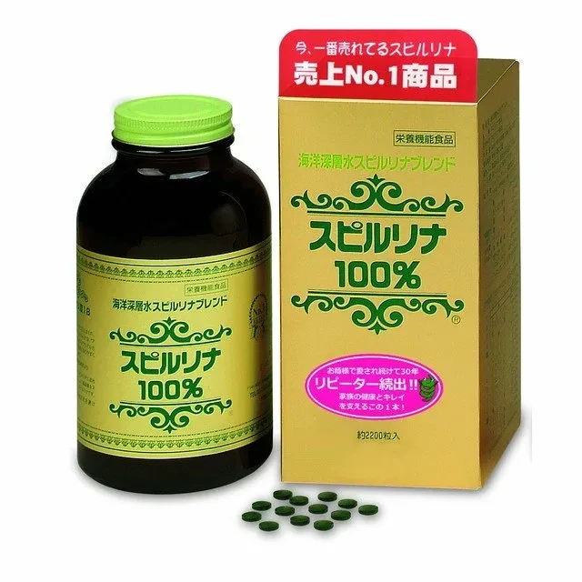 Algae Спирулина 100% на 55 дней (банка, 2200 таб.)