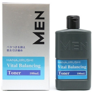 HANAJIRUSHI Vital Balancing Toner 100ml/ Мужской увлажняющий лосьон со скваленом, ментолом, камфорой и растительными экстрактами.