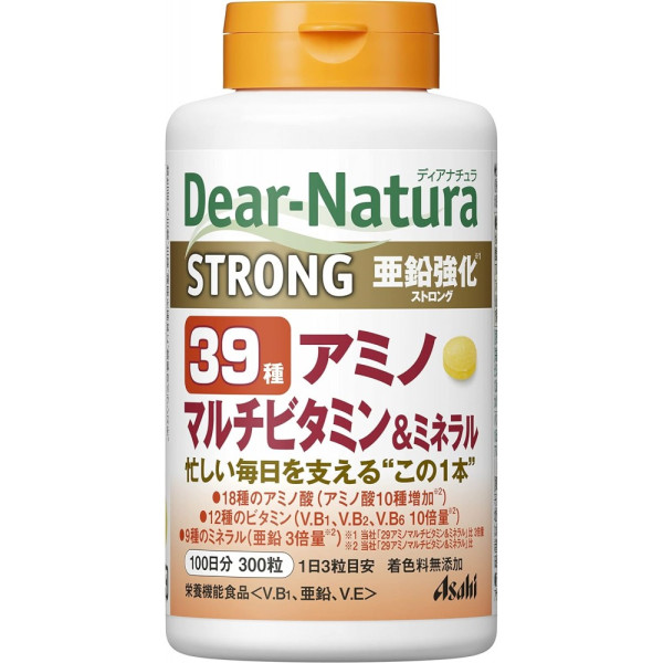 Asahi Dear-Natura Мультивитаминны и минералы  Strong 39 Amino Multi Vitamin Mineral  (100 дней)