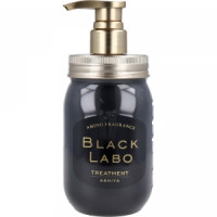 AMINO FRAGRANCE BLACK LABO TREATMENT 450ml/Восстанавливающий бальзам-кондиционер для волос с аминокислотами,активированным углём, грязями и ферментами, 450 мл.