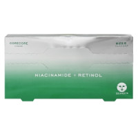 CORE CORE COSME NIACINAMIDE+RETINOL 33P/ Маска для лица для чувствительной кожи ниацинамидом и ретинолом.