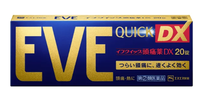 Обезболивающее EVE Quick DX 40 таблеток на основе ибупрофена