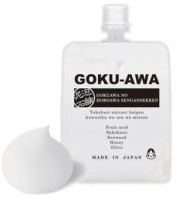 GOKU-AWA Пенка для умывания на основе глины Ghassoul, фруктовых кислот и морских водорослей 130 г. Face Cream-Wash 130g